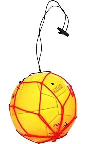 5 Soccer Ball Bungee Elastic Juggling Skill Training Net Handle