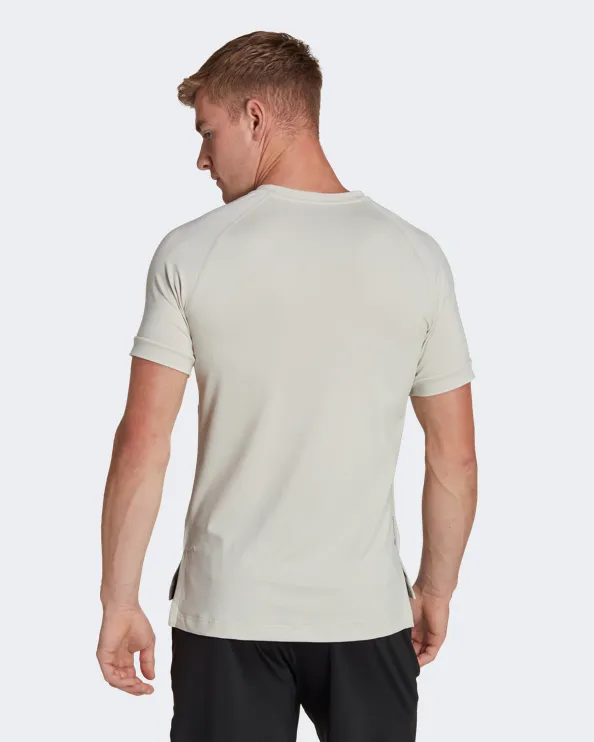 Adidas  Men Training T-Shirt White/Silver Hy1021