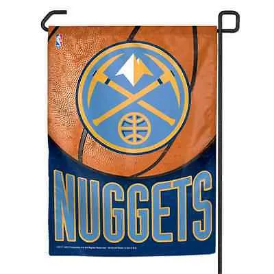 DENVER NUGGETS  NEW STYLE 11"X15" GARDEN FLAG BANNER
