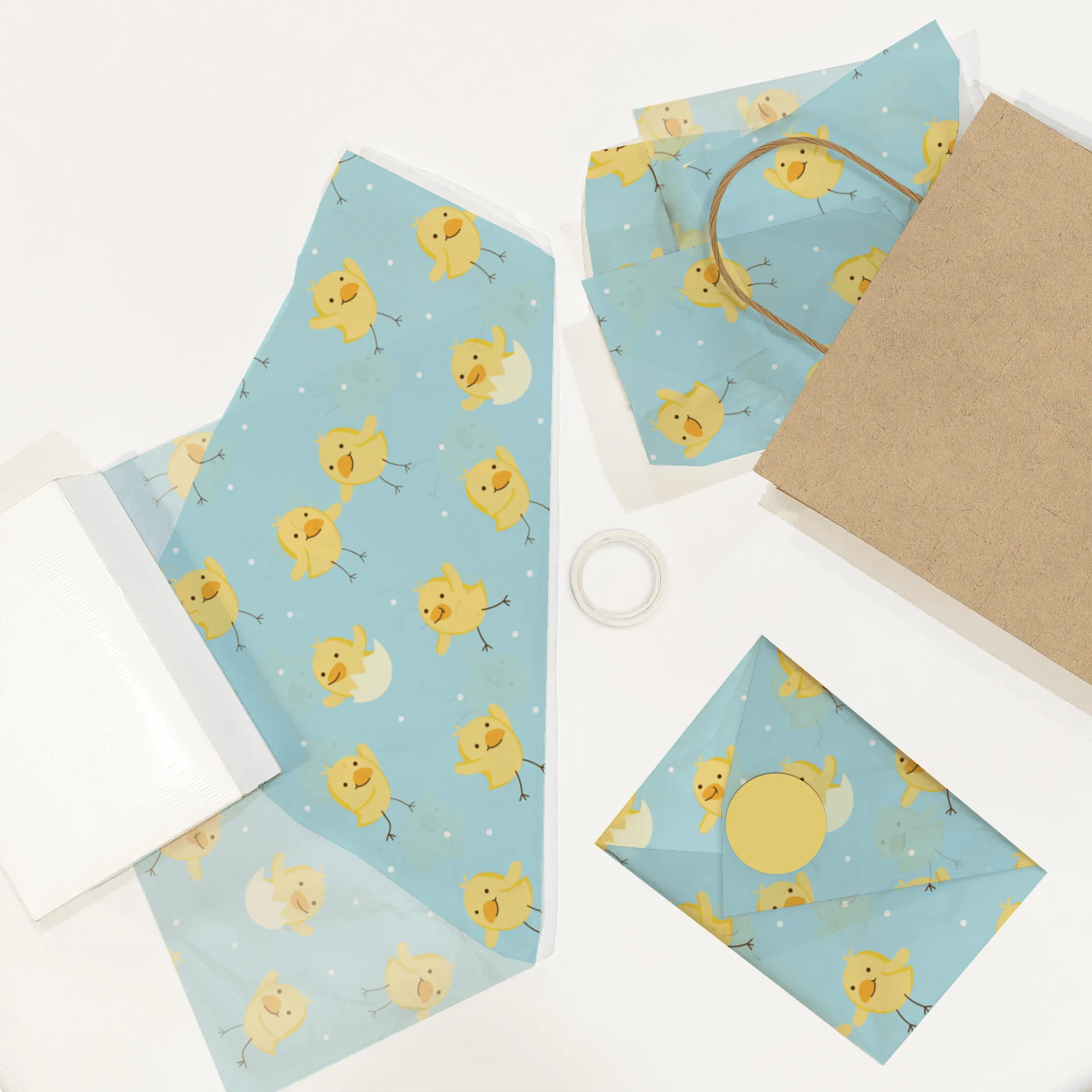 Easter Chicks Tissue Paper