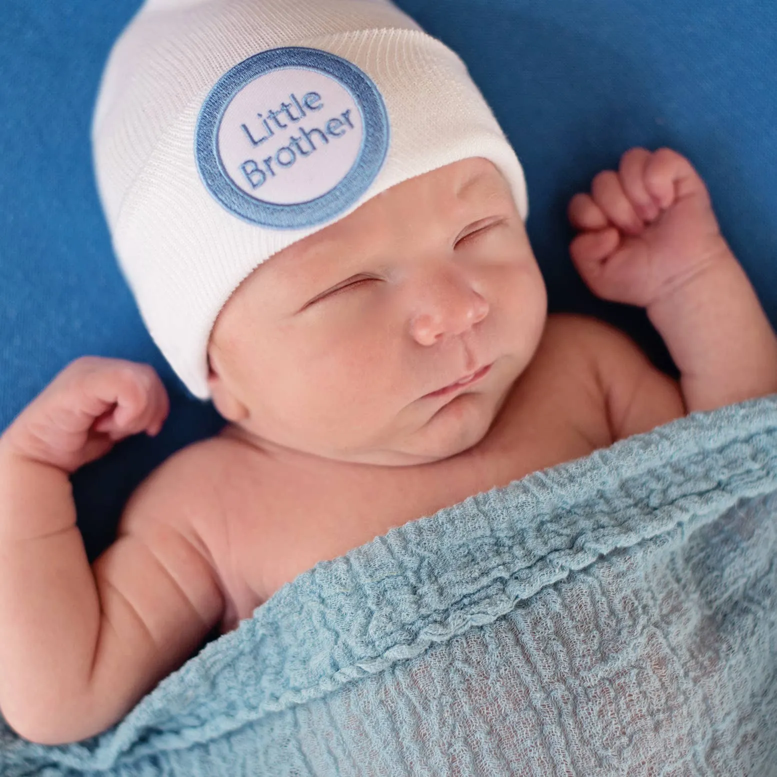 Little Brother Newborn Hospital Hat: Newborn