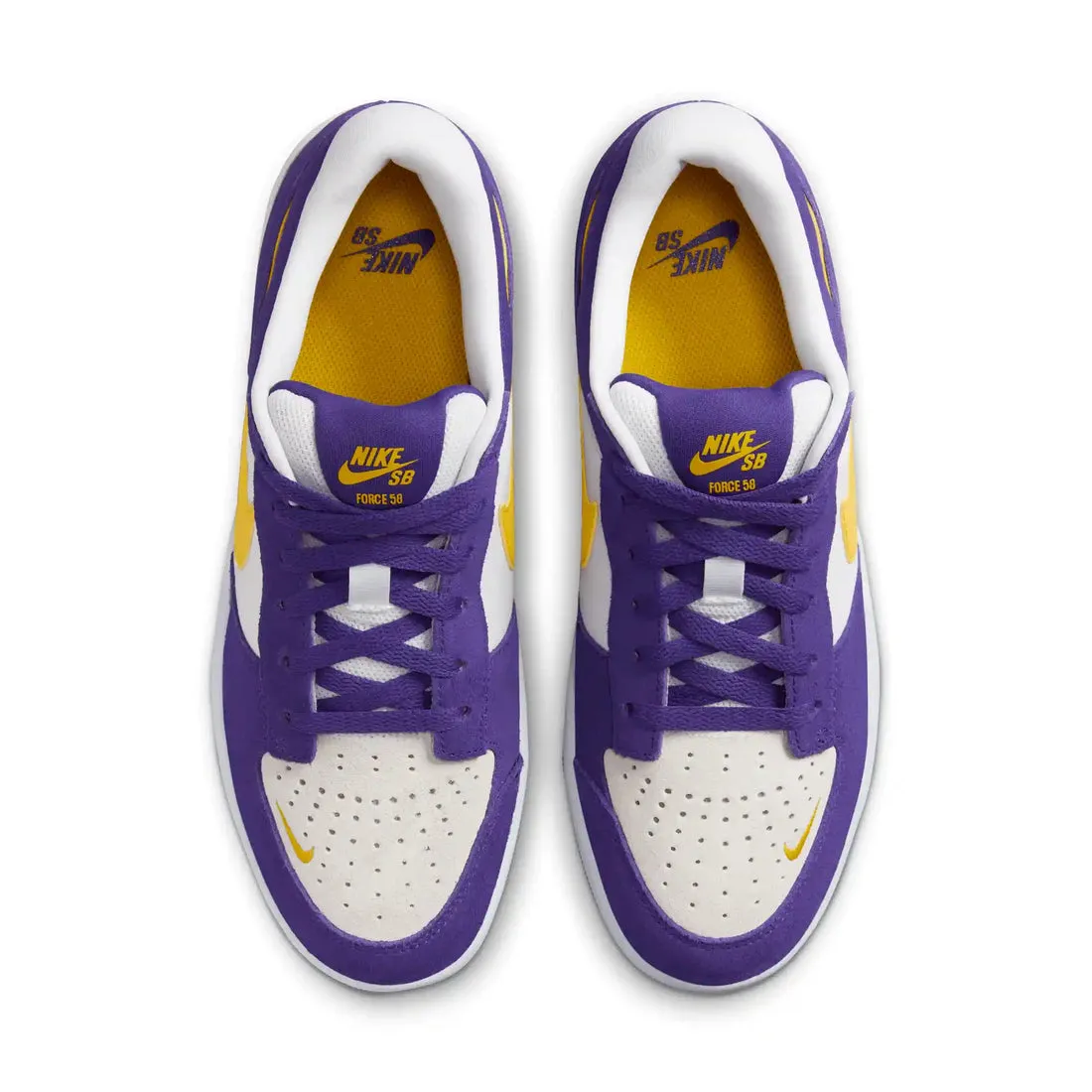 NIKE SB FORCE 58 - COURT PURPLE/AMARILLO-WHITE