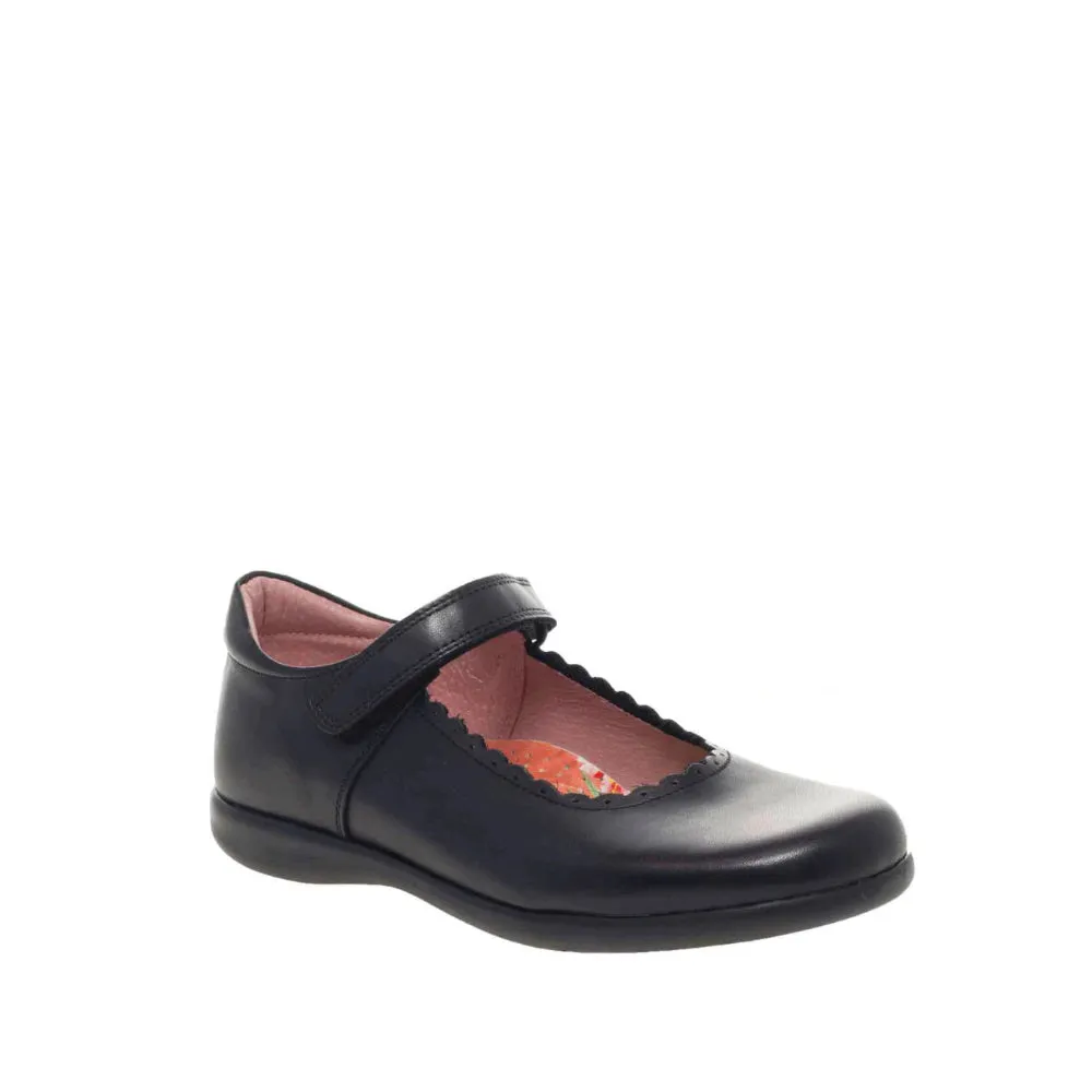 Petasil Girls Blanche Black Shoe