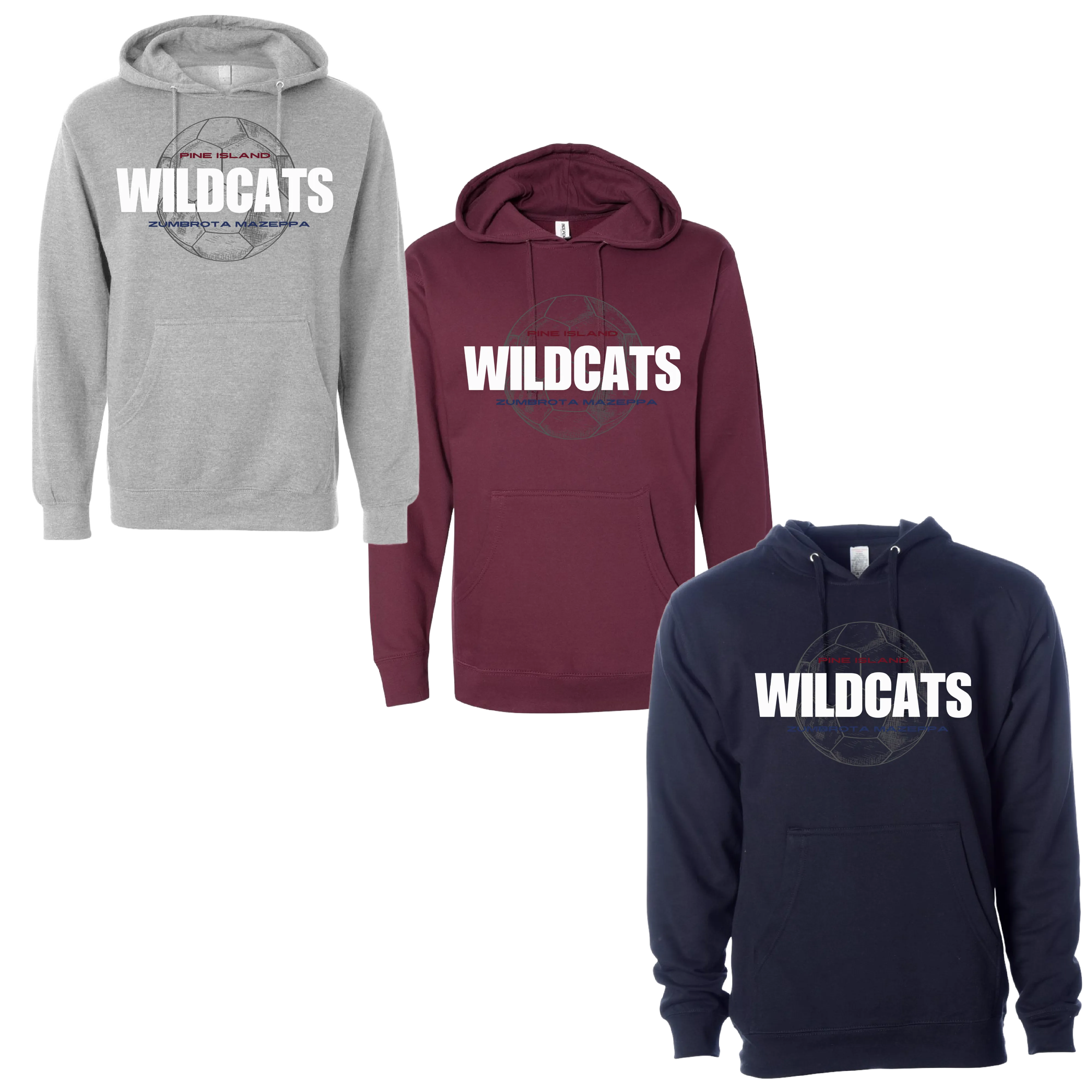 PIZM Wildcats Soccer Ball Hoodie