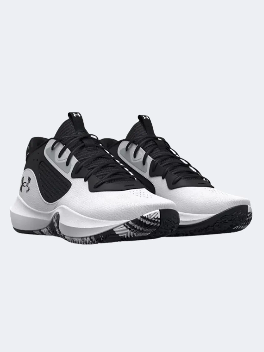 Under Armour Lockdown 6 Men Basketball Shoes White / Jet Gray
