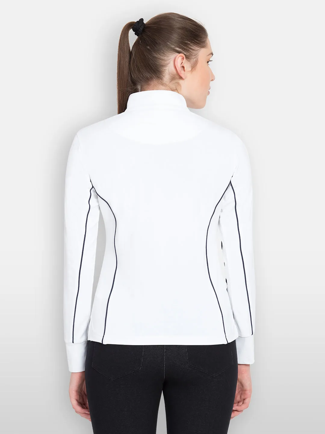 Women Solid V-Neck Tshirt